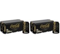 Coca-Cola Zero Sugar Caffeine Free Soft Drink Cans, 8 x 330 mL (Pack of 2)