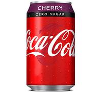 Coca-Cola,Zero Sugar Cans, 330ml, Cherry (Pack of 24)