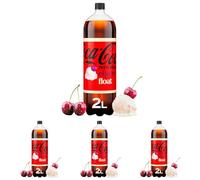 Coca-Cola Zero Sugar Cherry Float, 2L Bottle (Pack of 4)