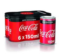 24 x Coca Cola Zero Sugar mini cans, carbonated drink, 150 ml, soft drink