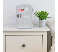 Koolatron Coca-Cola DC04 Diet Coke Portable 6 Can Thermoelectric Mini Fridge Cooler/Warmer - Grey