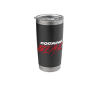 Cocaine Bear Logo Stainless Steel Insulated Tumbler