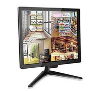 Cocar 15" CCTV Monitor, Security Monitor Screen, LCD Display for Home Security Systems Surveillance Camera STB PC, 1024x768 Built-in Speaker, BNC/VGA/HDMI/Audio in out/Vesa Wall Mounting