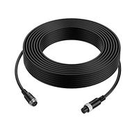 Cocar 32FT 10M Car Video 4-Pin Aviation Extension Cable for CCTV Rearview Camera Truck Trailer Camper Bus Motorhome Vehicle Backup Monitor System Waterproof Shockproof