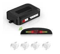 Cocar Wireless Parking Sensor Kit, 4 Car Backup Sensors with LED Display & Sound Warning, Effortless Wireless Setup, Compatible with Auto Vans RV Trailer