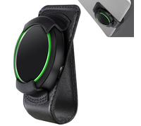 COCASES Holder Compatible with Ooono Co-Driver No2, Leather Sun Visor Clip for Ooono NO2 (Black)