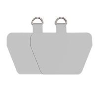 COCASES Phone Lanyard Tether - Patch Stick on Phone Case (2 Tab/Grey)