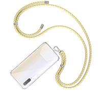 COCASES Phone Lanyard Tether Tab, Smart Phone Neck Holder With 2 Pieces Clear Patch (Camo Yellow)