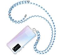COCASES Phone Tether Lanyard, Cell Phone Neck Holder With 2 Pieces Clear Patch (Camo Mint)