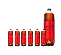 Coccaa Coolaa Zero Sugar 6 x 2L Bottles | Zero Calorie Cola Drink Multipack | Sugar Free Soft Drink | Carbonated Beverage | Family Pack