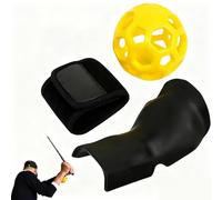 CocCCoon Golf Swing Trainer Ball Golf Training Aids,Wrist Trainer For Golfer Beginner Golf Smart Ball Golf Swing Training Aid With Corrective Wristband And Golf Training Ball Golf Wrist Training Aid