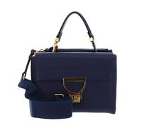 COCCINELLE Arlettis Signature Handbag Grained Leather Royal Blue