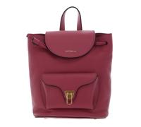 COCCINELLE backpack Beat Soft Grained Leather Backpack Rosewood