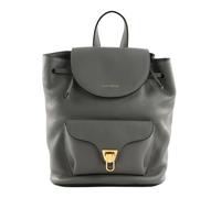 COCCINELLE backpack Grained Leather Backpack Grafite