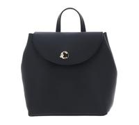 Coccinelle backpack Nikla Mini Bag Double Grainy Leather Noir/Cognac black