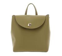 Coccinelle backpack Nikla Mini Bag Double Grainy Leather Seagrass/Sandshell khaki