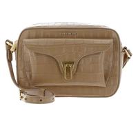 Coccinelle Beat Croco Shiny Soft Crossover Bag Toasted, Toasted., One size