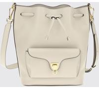 COCCINELLE Beat Generation Leather Bucket Bag with Adjustable Shoulder Strap