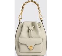 COCCINELLE Beat Generation Leather Mini Bucket Bag with Woven Handle - Size: OS - female