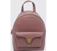 COCCINELLE Beat Generation Small Leather Backpack with Front Pocket