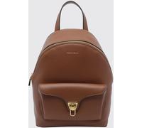 COCCINELLE Beat Generation Small Leather Backpack with Front Pocket