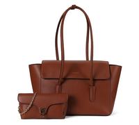 Coccinelle Beat Shoulder Bag Genuine Leather 33 cm brown