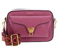 COCCINELLE Beat Soft Ribb Crossbody Bag Grained Leather Pulp Pink