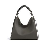 Coccinelle Boheme Grana Double | leather Hobo bag | olive