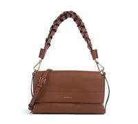 COCCINELLE Boheme Grana Double Shoulder Bag Cognac / Noir