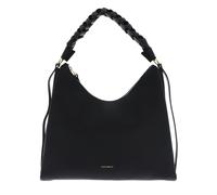 COCCINELLE Boheme Grana Double Shoulder Bag L Noir / Cognac