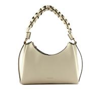 COCCINELLE Boheme Grana Double Shoulder Bag M Blanco / Skin