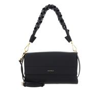 COCCINELLE Boheme Grana Double Shoulder Bag Noir / Cognac