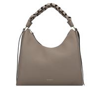 Coccinelle Boheme Shoulder Bag Genuine Leather 34 cm gray