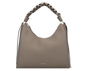 Coccinelle Boheme Shoulder Bag Genuine Leather 34 cm gray