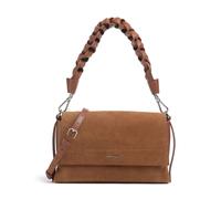 Handbag Suede and Grained Leather - female - Coccinelle - Shoulder Bags - Brown - ONE SIZE - Bags ONE SIZE
