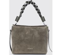 COCCINELLE Boheme Suede Mini Shoulder Bag with Woven Handle - Size: OS - female