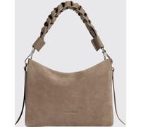 COCCINELLE Boheme Suede Mini Shoulder Bag with Woven Handle - Size: OS - female