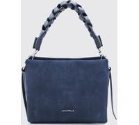 COCCINELLE Boheme Suede Mini Shoulder Bag with Woven Handle - Size: OS - female