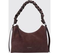 COCCINELLE Boheme Suede Shoulder Bag with Braided Handle