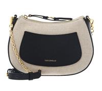 COCCINELLE C-Easy Canvas Mini Crossover Bag Natural / Noir