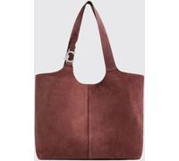 COCCINELLE C-Easy Large Leather and Suede Tote Bag with Inner Pouch
