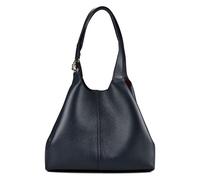 Coccinelle C-Easy Shopper Bag Genuine Leather 35 cm blue