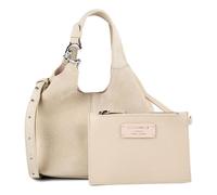 Coccinelle C-Easy Shoulder Bag Genuine Leather 21 cm beige