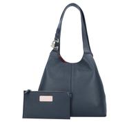 Coccinelle C-Easy Shoulder Bag Genuine Leather 34 cm blue