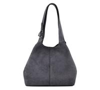Coccinelle C-Easy Shoulder Bag Genuine Leather 34 cm gray