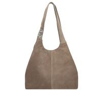 Coccinelle C-Easy Shoulder Bag Genuine Leather 34 cm gray