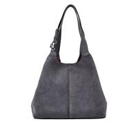 Coccinelle C-Easy Shoulder Bag Genuine Leather 36 cm gray