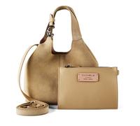 Coccinelle C-Easy Shoulder Bag Leather 21 cm beige