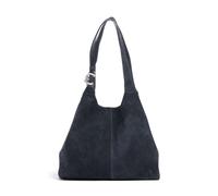 Coccinelle C-Easy Suede | leather Hobo bag | blue