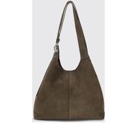 COCCINELLE C-Easy Suede Shoulder Bag with Removable Inner Pouch